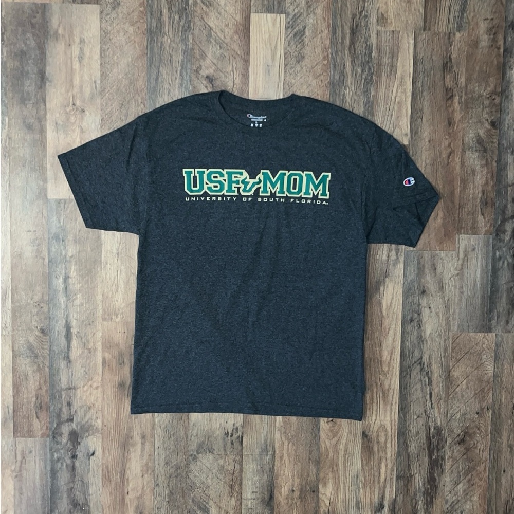 University of South Florida MOM Grey Champion T-Shirt (Large)